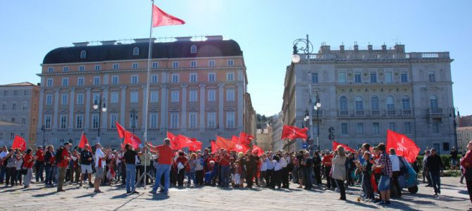 Free Trieste celebrates the Free Territory of Trieste's 65th independence day (15 September 2012). Free Trieste celebrates the Free Territory of Trieste's 65th independence day (15 September 2012).