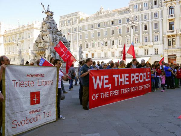 The Free Trieste Movement celebrates the 67th independence day of the Free Territory of Trieste (September 2014).