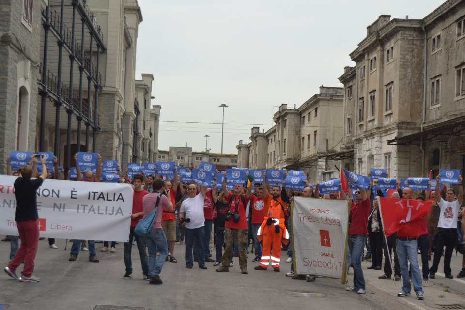 Free Trieste: demonstration in defense of the Northern Free Port.