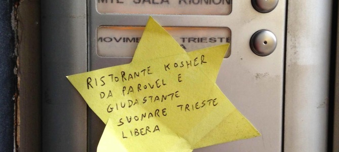 QUEGLI SPORCHI DANNATI ANTISEMITI DI TRIESTE