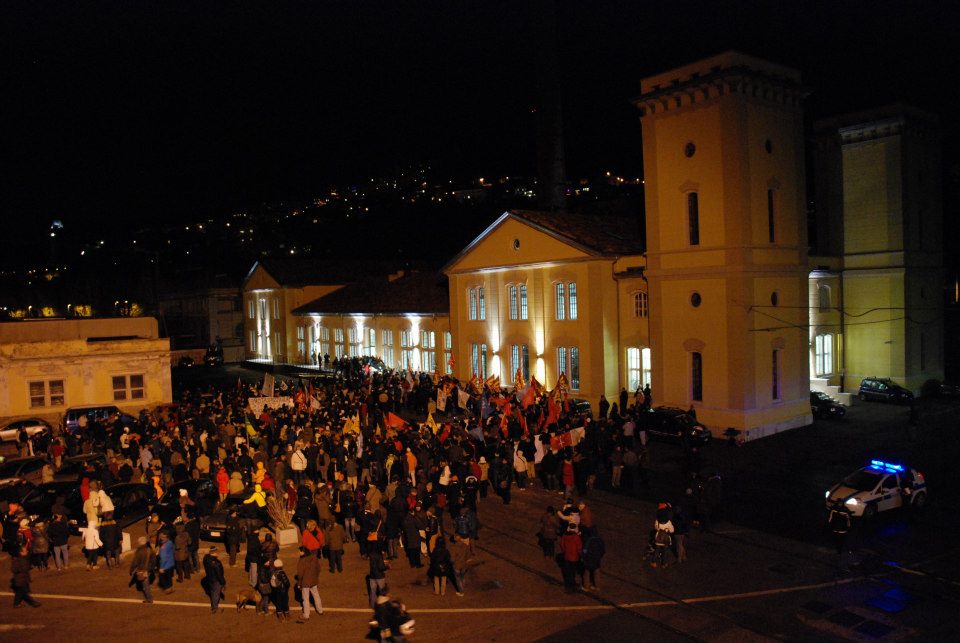 10 December 2012: demonstration against LNG terminals in Trieste.