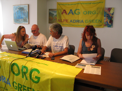 Press Conference by Alpe Adria Green and Greenaction Transnational