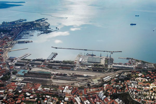 The international Free Port of Trieste.