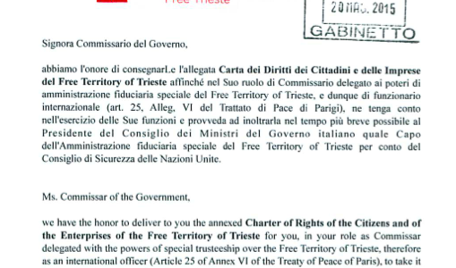 Free Trieste and the Charter of Rights