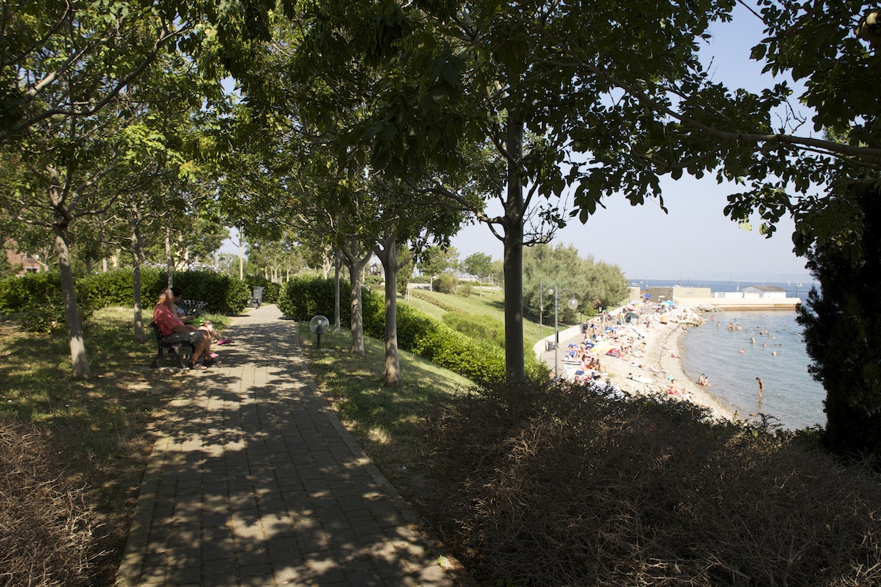 A view of Porto San Rocco (Muggia). Apparently a seaside resort, in truth, it is a dangerous landfill.