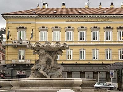 The building that hosts the Province of Trieste.