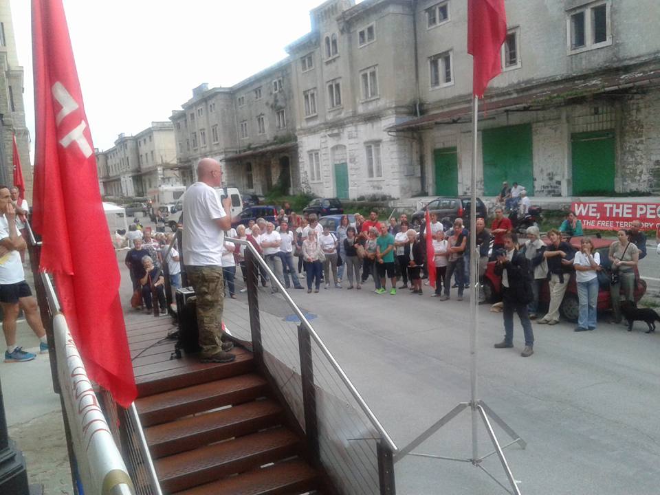 The Free Trieste Movement celebrates the 68th independence day of the Free Territory of Trieste (September 2015).