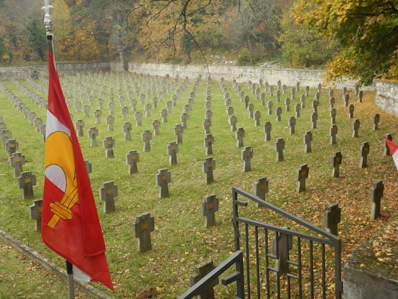 Prosek - Prosecco, military cemetery. Many fallen of Trieste and the Austrian Littoral rest here.