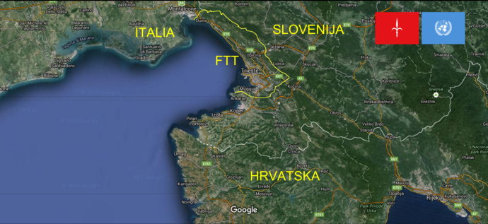 The present-day Free Territory of Trieste (since 1992). Trieste is independent since 1947.