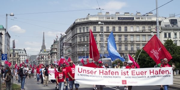 Freistaat und Freihafen TRIEST, Österreich und Internationale Gemeinschaft:  UNSER HAFEN IST EUER HAFEN!