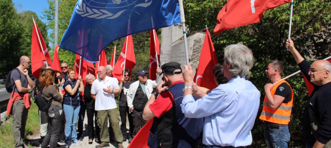 ON THE BORDER OF THE FREE TERRITORY OF TRIESTE