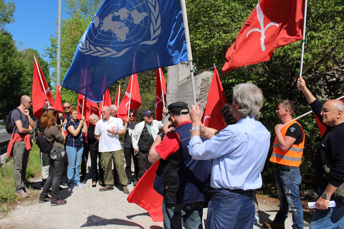 ON THE BORDER OF THE FREE TERRITORY OF TRIESTE