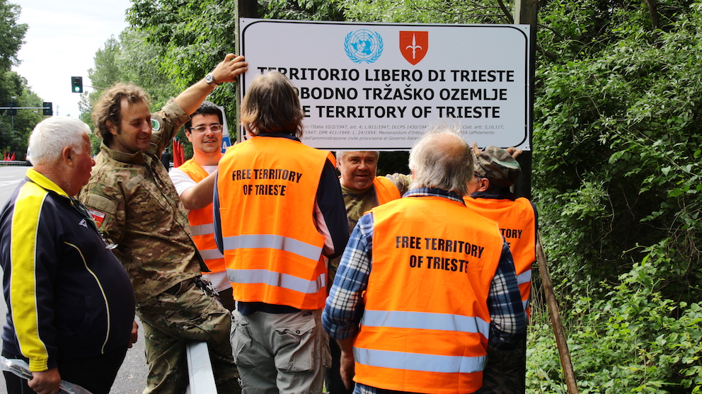 FOUR MONTHS ON THE BORDER OF THE FREE TERRITORY OF TRIESTE