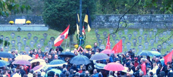 The people of Mitteleuropa remember together the fallen of the Great War