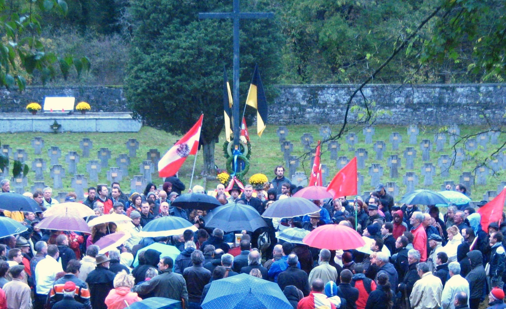 The people of Mitteleuropa remember together the fallen of the Great War