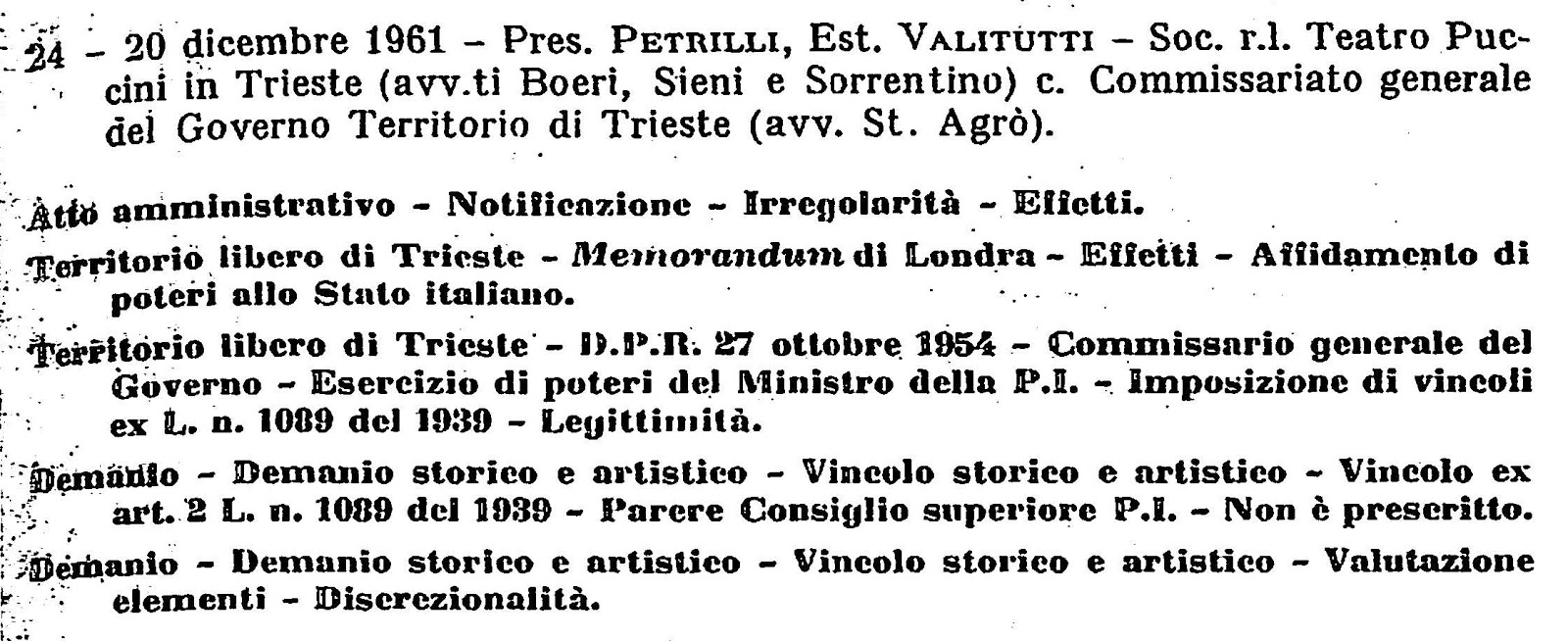 Trieste and the simulation of Italian sovereignty: story of a hidden judgment.