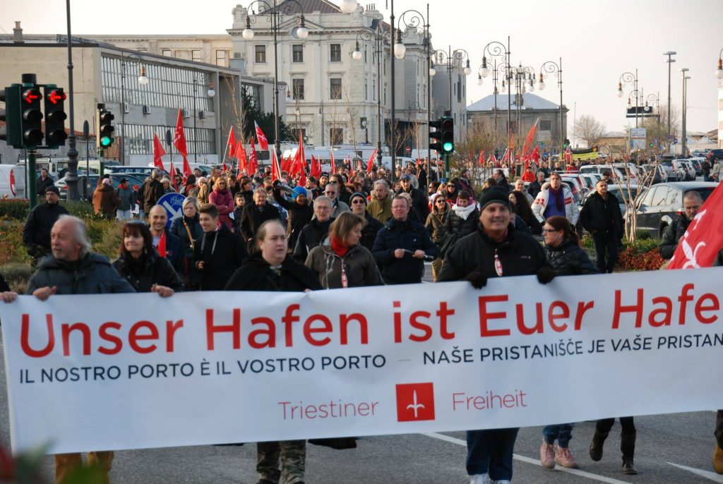 December 8th, 2013: Free Trieste's demonstration "Our future is our Port".